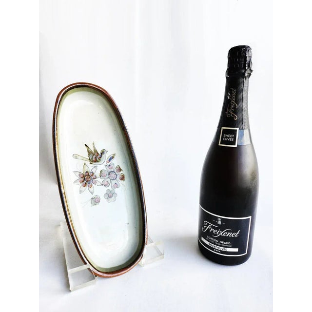 Ceramic Vintage Ken Edwards El Palomar Tonalá Mexico Ceramic Platter For Sale - Image 7 of 11