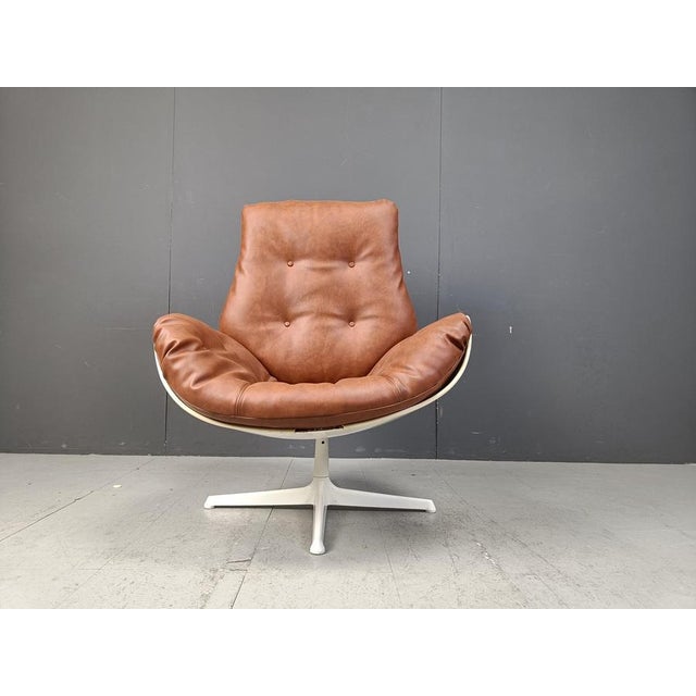 Space Age Swivle Chair with Fiberglass, 1960s For Sale - Image 4 of 13