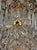 Metal Antique Italian Beaded Basket Form Chandelier For Sale - Image 7 of 9