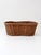 This vintage wicker basket features a warm, timeworn look with a softly shaped silhouette and rich woven texture...
