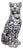 Snow Leopard Ceramic Figurine from Ceramiche Boxer For Sale