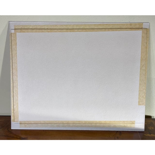 Small Abstract Watercolour Painting by Frances Desloge For Sale - Image 4 of 10