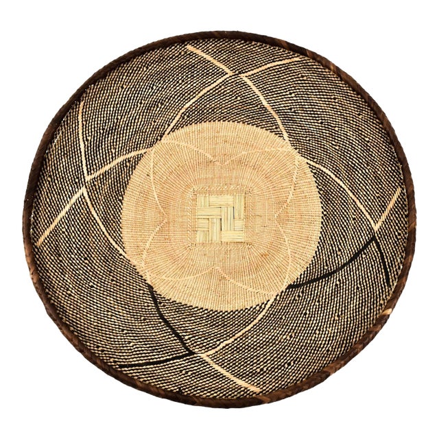 Early 20th Century Tonga Binga Basket 23 Inch For Sale