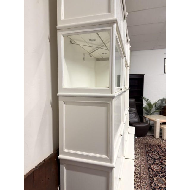 English White Bookcase from Globe Wernicke For Sale - Image 6 of 18