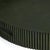 Contemporary Round Fluted Green Leather Tray, 20" For Sale - Image 3 of 5