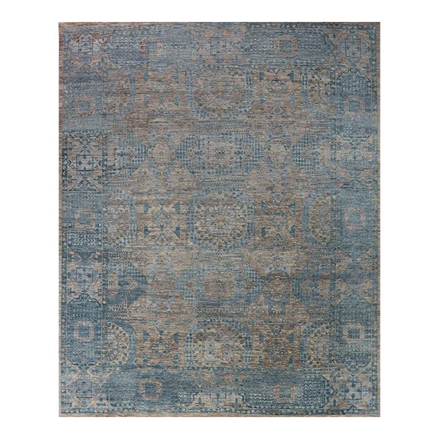 Handwoven Mamlouk Style Area Rug 12’2″ X 15’2″ For Sale
