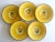 Royal Copenhagen Vintage Mid Century 1950's Yellow Fruit Bellona Faience Porcelain Dessert Plates - Set of 5 For Sale - Image 13 of 13