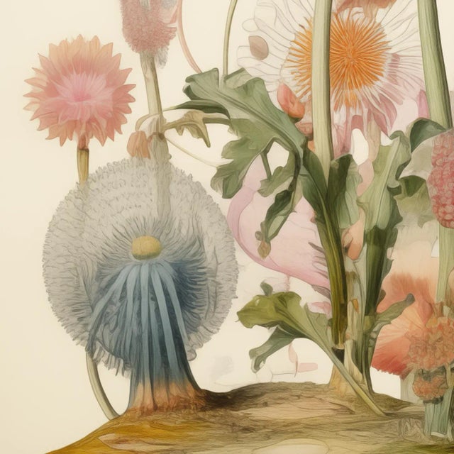 18" X 18" 'Flowers' Botanical Fine Art Print, 'Hortus Floridus' For Sale - Image 6 of 6