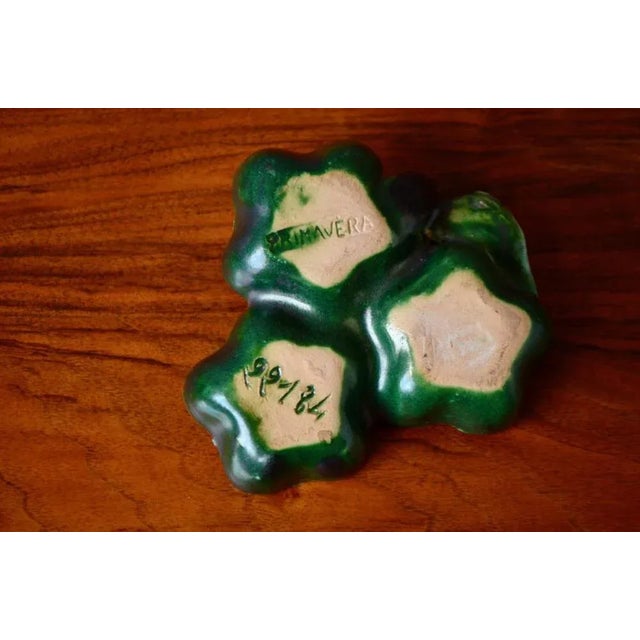 Black French Ceramic Bowl from Primavera, 1920s For Sale - Image 8 of 9