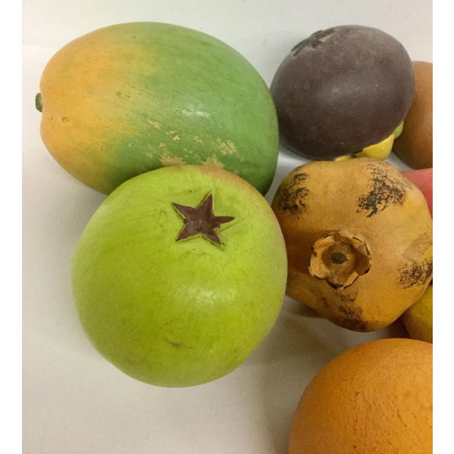 Bronze 1970s Vintage Tropical Fruit & Italian Clay Topiary - 10 Pieces For Sale - Image 8 of 13