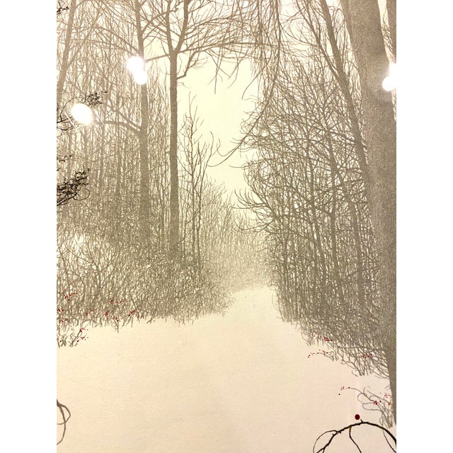 Paint Late 20th Century Franklin Galambos Limited Edition Etching and Aquatint, Hand Embellished, Signed and Numbered For Sale - Image 7 of 11