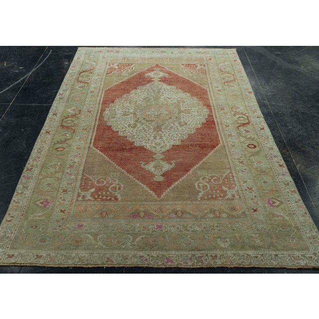Turkish Vintage Rug 4'9" x 7'11" #20848 Explore a curated collection of hallway runners, wool rugs, and handmade...