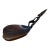 1960s Hand-Carved Indonesian Water Buffalo Horn Scoop Ornate Figural Ancestor Handle For Sale