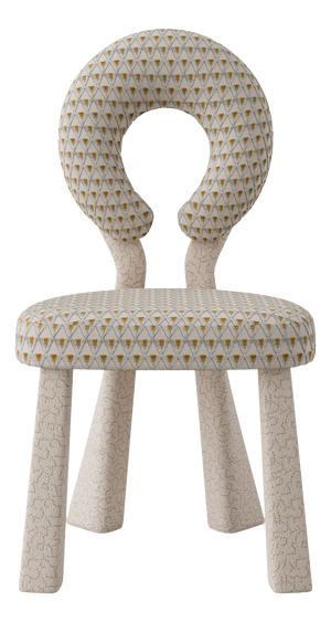 Mary Dining Chair with Upholstered Legs by Ottiu