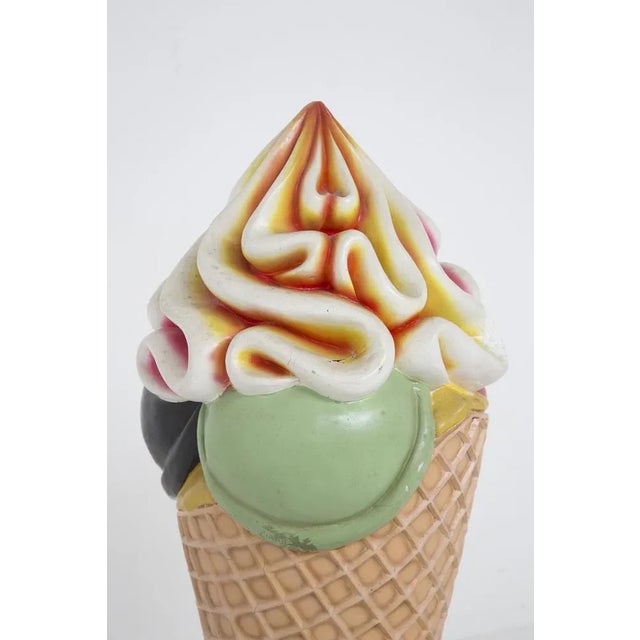 Black Mid-Century Ice Cream Statue For Sale - Image 8 of 13