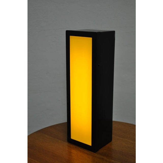 Industrial Vintage Letter I Sign with Light, 1980s For Sale - Image 3 of 9