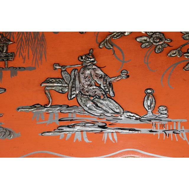 Unique Design Petitie Chinoiserie Style Italian Painted Commode For Sale - Image 13 of 15