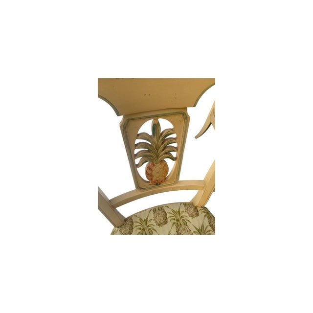 Late 20th Century Ethan Allen Legacy Collection Pineapple Back Dining Chairs Set of 6 For Sale - Image 10 of 13