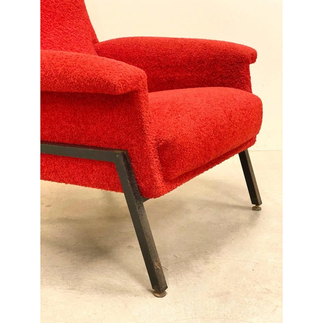 Metal Mid-Century Armchair, 1960s For Sale - Image 7 of 18