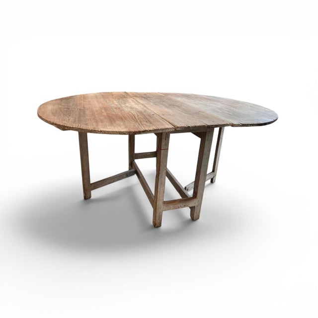 19th Century Swedish Drop Leaf Table For Sale - Image 9 of 11