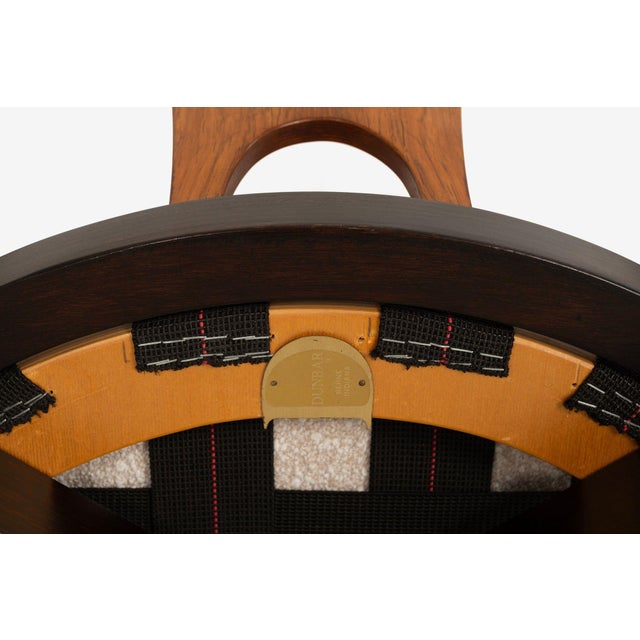 Edward Wormley for Dunbar Six Dining Chairs,Model 935 "Horseshoe Chairs" 1965c. For Sale - Image 15 of 15