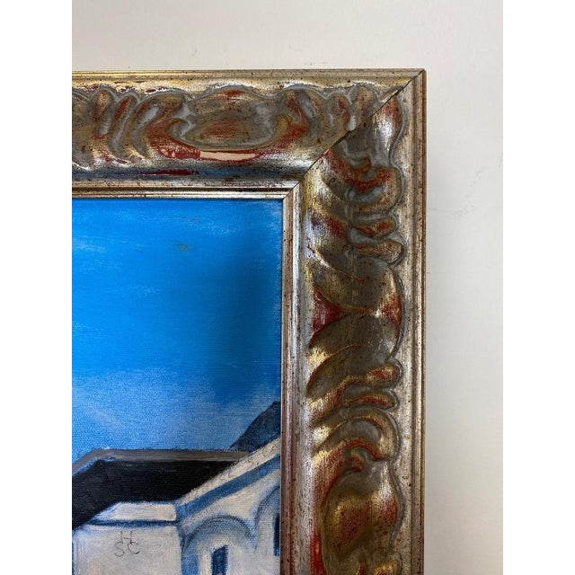 Textile Alton S Tobey - Seascape Terrace, Original, Signed For Sale - Image 7 of 17