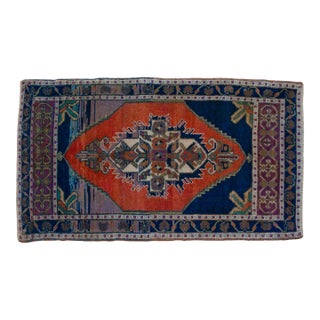 Hand Knotted 1. Class Turkish Small Rug - 1'10" X 3'3" For Sale