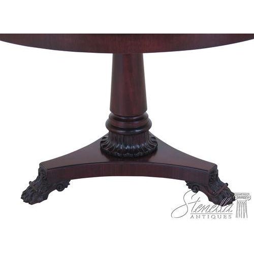 Traditional Kindel Model #76-012 Round Empire Mahogany Library Table For Sale - Image 3 of 10