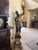Italian Antique Italian Blackamoor Life Size Statue Pair For Sale - Image 3 of 7