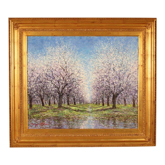 Impressionist Painting by James Scoppettone (Born 1937) For Sale