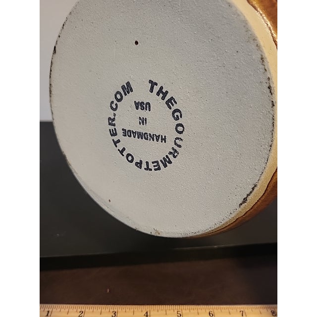 Gourmet Studio Pottery Chip Dip Serving Crock For Sale In San Francisco - Image 6 of 12