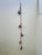 1970s Hand-Painted Pink Metal Bell Garland With Floral Motif, Set of 6 Decorative Hanging Bells. For Sale - Image 10 of 10