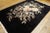 1920s Black Floral Antique Chinese Art Deco Carpet 5'9" X 8'6" by Nichols Workshop Knotted Wool Rug For Sale In New York - Image 6 of 12
