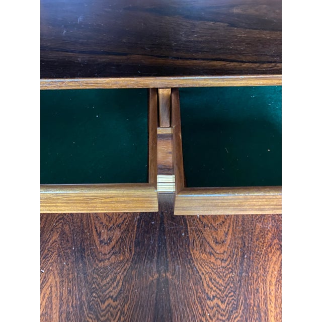 Mid 20th Century Danish Mid Century Rosewood Secretary Desk by Paul Hundevad For Sale In Chicago - Image 6 of 13