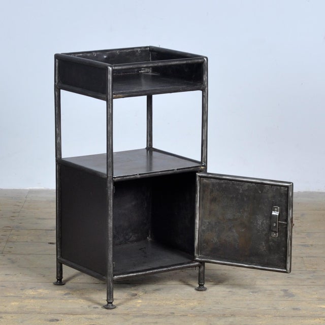 Iron Bedside Table, 1910s For Sale - Image 4 of 12