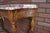 Wood Antique French Louis XVI Marble Top Console Table For Sale - Image 7 of 9