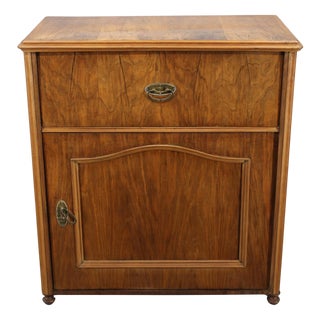 Cabinet in Walnut Finish, Former Czechoslovakia, 1930s For Sale