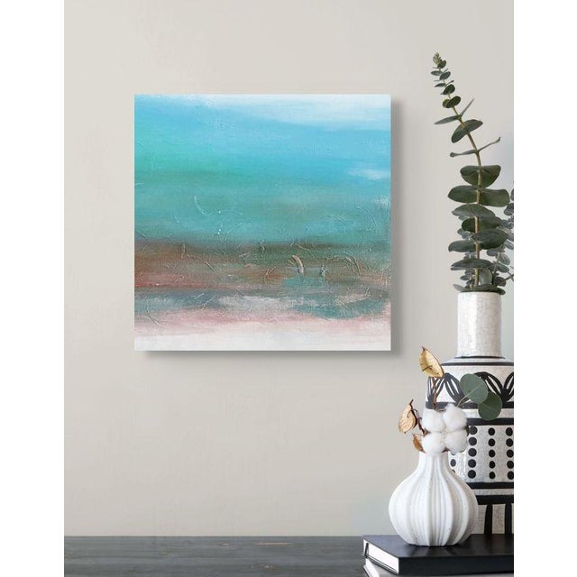 Contemporary Original Abstract Landscape Canvas Art Print For Sale - Image 3 of 5