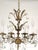Antique 5 Arm 10 Light Mesmerizing Baroque Brass Cut Lead Crystal Chandelier For Sale - Image 9 of 12