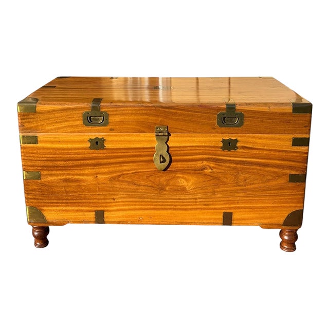 Anglo-Indian Camphor Campaign Chest For Sale