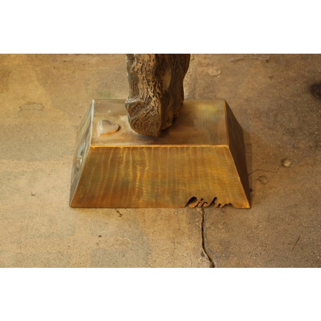 Mid-Century Modern Mid 20th Century Tall John Richen Bronze “Lady“ For Sale - Image 3 of 11