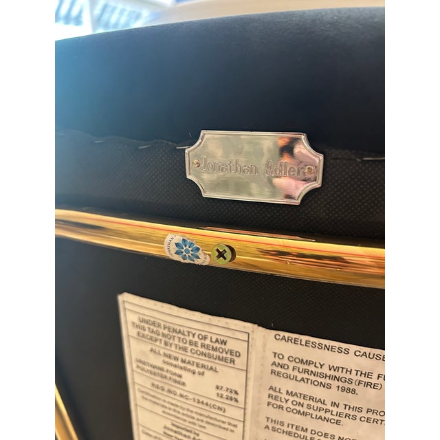 Black Jonathan Adler Maxime Dining Chairs - Set of 4 For Sale - Image 8 of 8