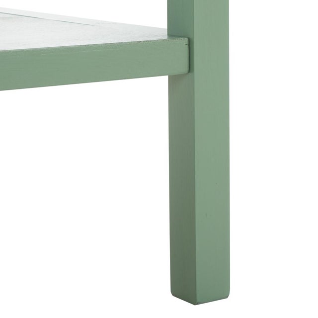 Early 21st Century Starlyn Scalloped Accent Table in Sage For Sale - Image 5 of 8