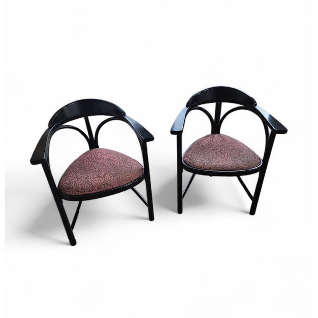 Thonet Triangle Chair by Michael Thonet, Set of 2 For Sale - Image 4 of 18