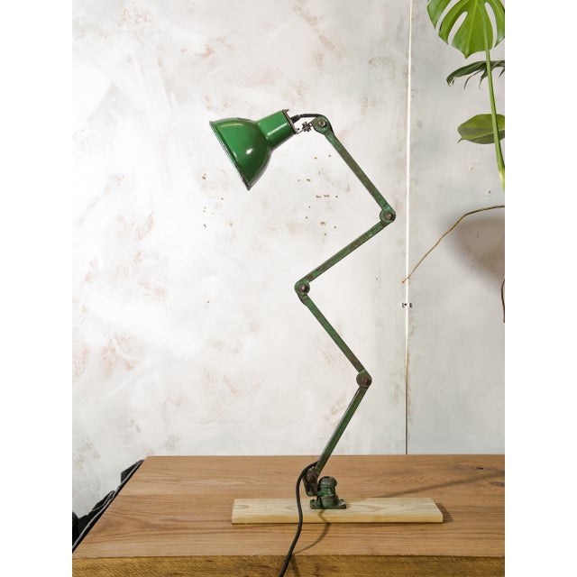 Industrial Four-Arm Machinist Lamp by E.D.L. Green, England, 1950s For Sale - Image 11 of 18