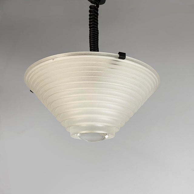 Italian Modern Egina Pendant in Glass by Angelo Mangiarotti for Artemide, 1970s For Sale - Image 6 of 15
