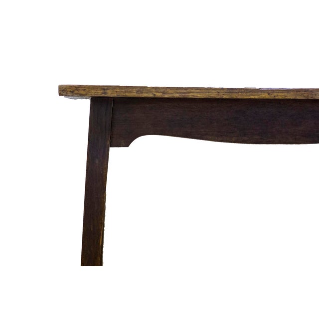 Antique English Wood and Tile Top Pub Table Chairish