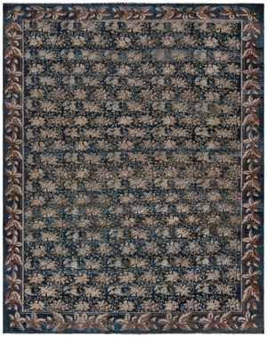 Doris Leslie Blau Antique Turkish Allover Floral Warm Tan Rug - c. 1920