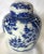 Vintage Petite Blue and White Cherry Blossom Ginger Jar/ Double Steaming Jar For Sale - Image 4 of 17