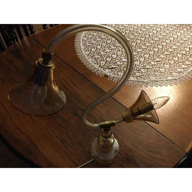 1960s Glass Table Lamp, 1960s For Sale - Image 5 of 18